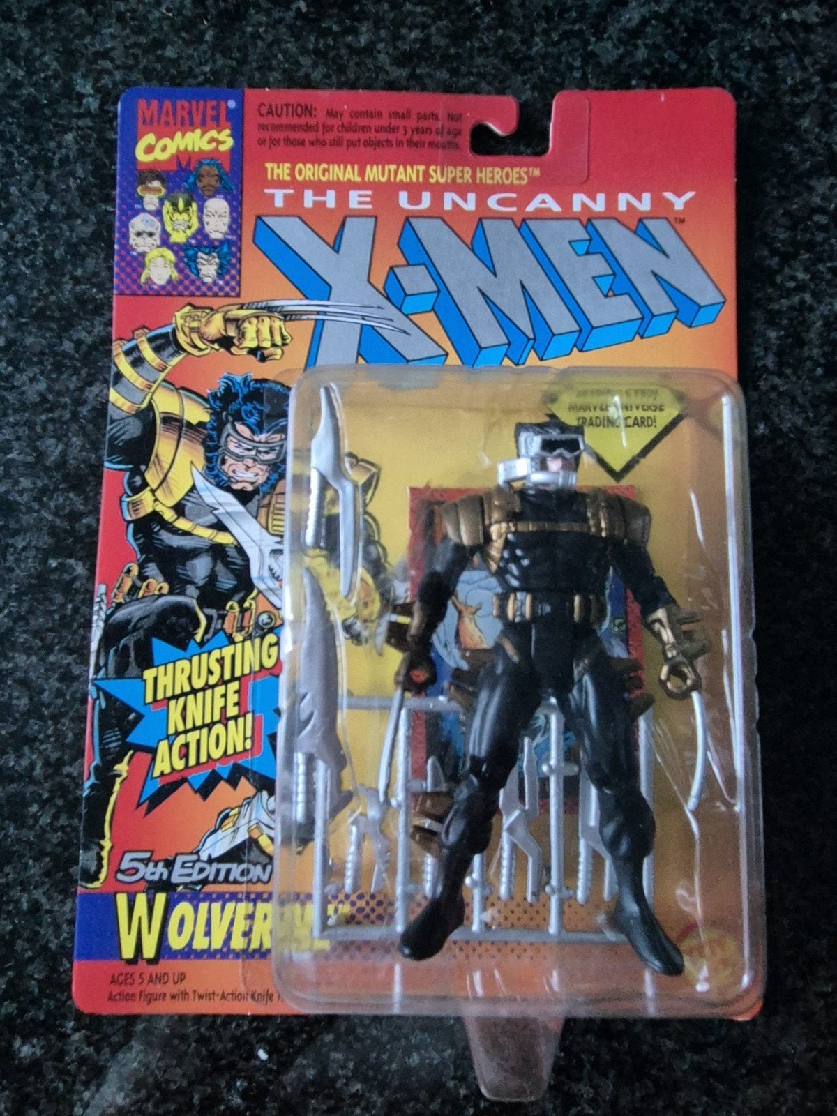 TOY BIZ Jaren 90 thrusting knife action Wolverine, Ophalen of Verzenden, Nieuw