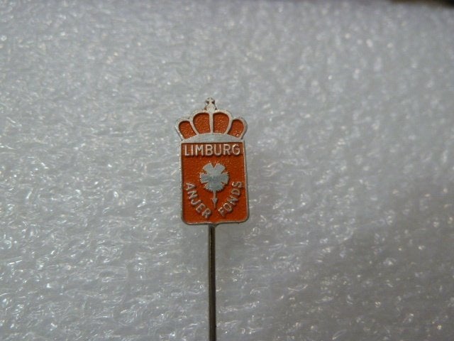 Vintage Limburg Anjer Fonds Speldje, Ophalen of Verzenden, Gebruikt, Stad of Land, Speldje of Pin