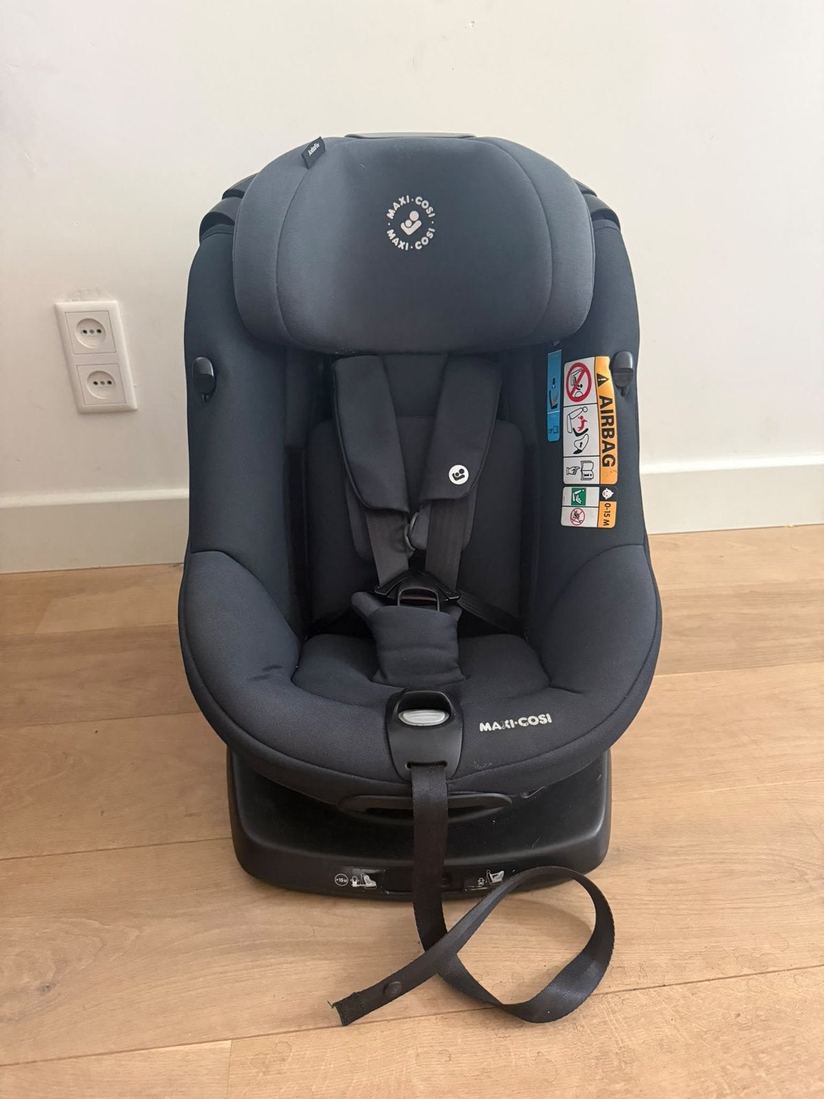 Maxi-Cosi Axissfix - Zo goed als nieuw, Ophalen, Autogordel of Isofix, 0 t/m 18 kg, Verstelbare rugleuning