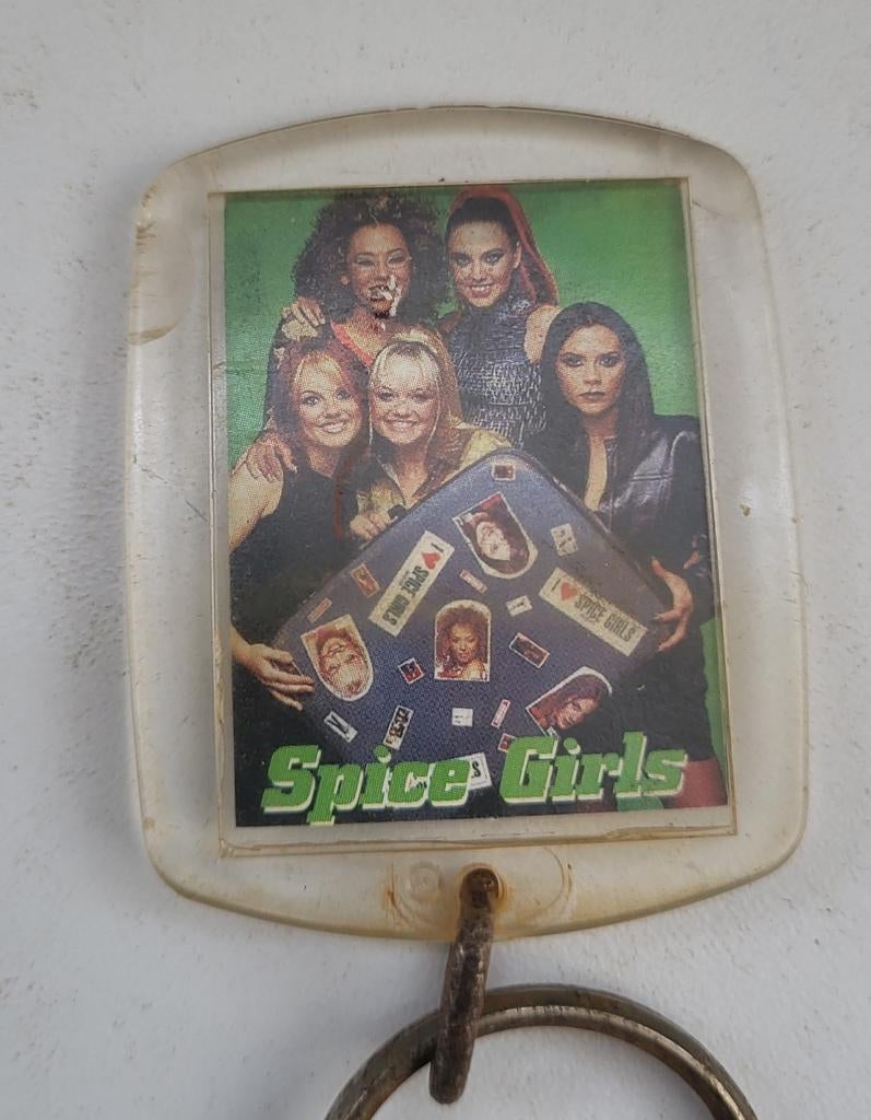 Vintage Spice Girls Sleutelhanger - Jaren '90 Pop Icon, Verzamelen, Ophalen of Verzenden, Gebruikt, Merk