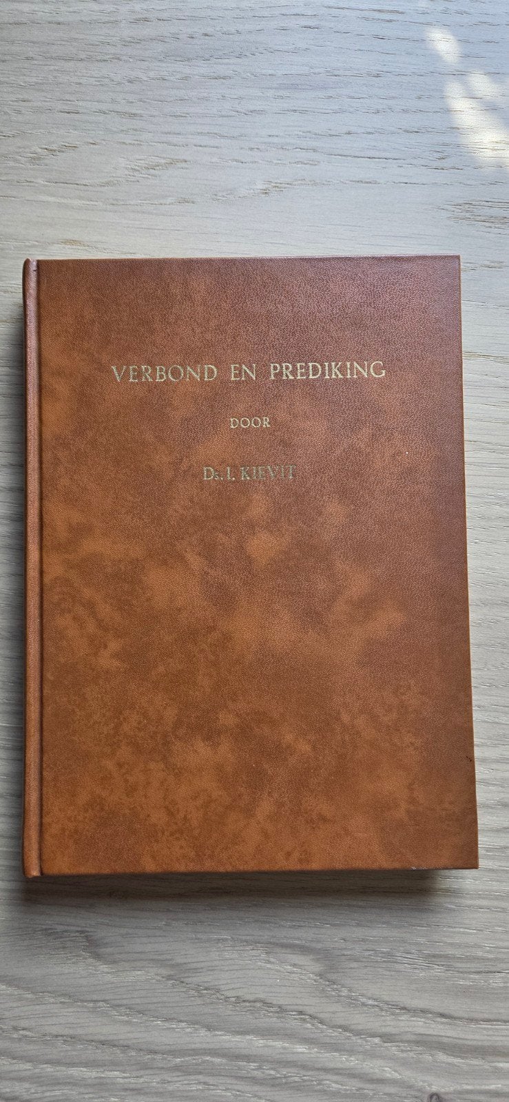 Verbond en Prediking - Ds. I. Kievit, Ophalen of Verzenden, Zo goed als nieuw, I. Kievit, Christendom | Katholiek