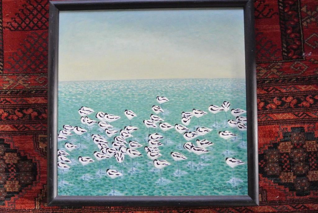 joost minnigh schilderij Ochtendrust, Ophalen of Verzenden
