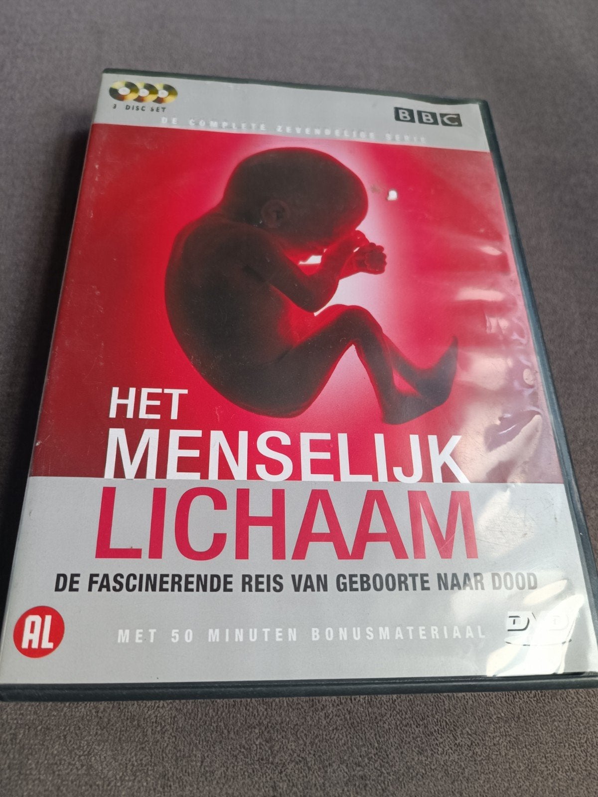 Het menselijk lichaam - 3 dvd box, Cd's en Dvd's, Dvd's | Documentaire en Educatief, Alle leeftijden, Ophalen of Verzenden, Zo goed als nieuw