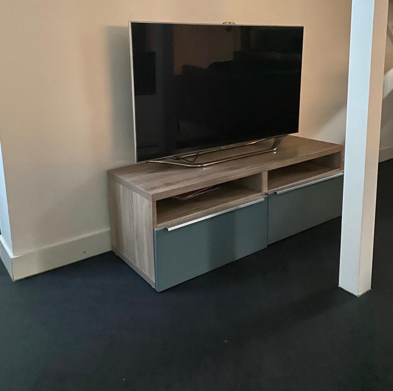 IKEA Besta TV-meubel met lades, Ophalen, Gebruikt, 100 tot 150 cm, Minder dan 100 cm