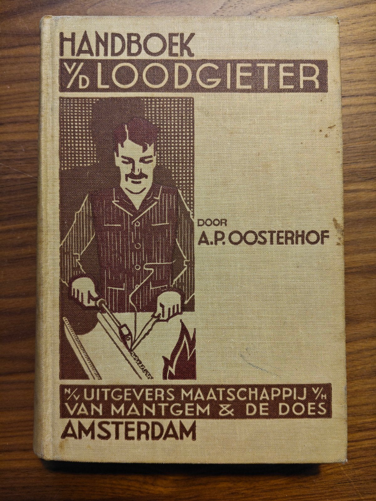 Handboek v/d Loodgieter - A.P. Oosterhof - 3e druk / 1948, Ophalen of Verzenden, Alpha, Gelezen, Overige niveaus