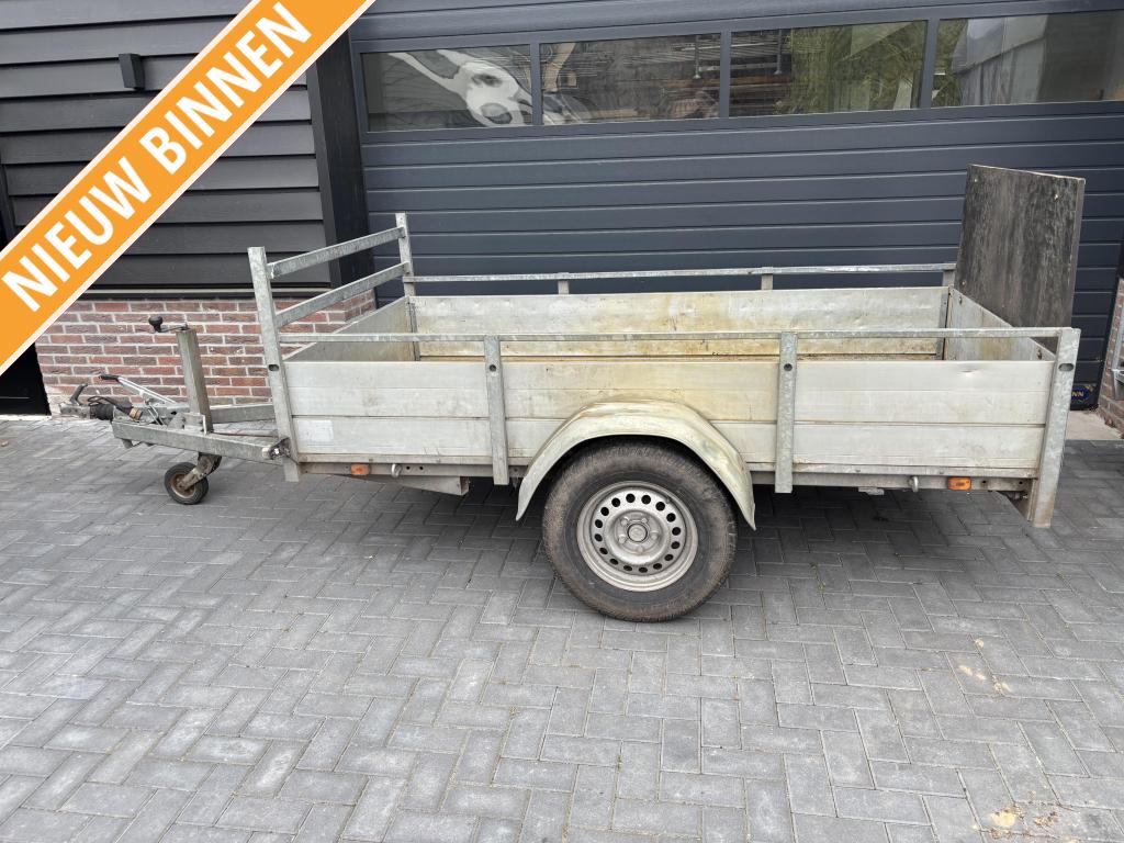 Anssems enkelasser aanhanger aanhangwagen geremd, Gebruikt
