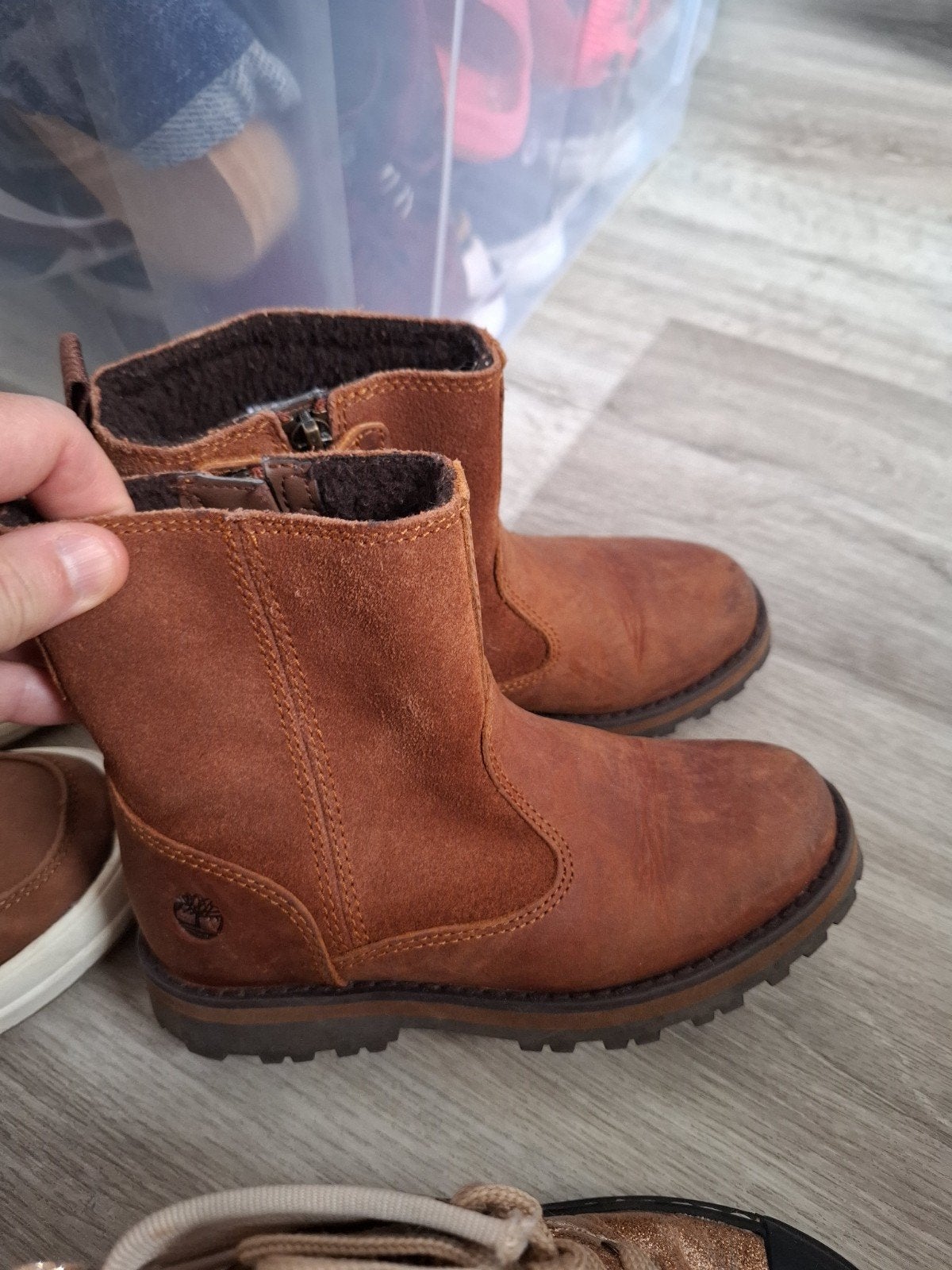 Timberland laarzen maat 30, Gebruikt, Timberland, Jongen of Meisje, Ophalen of Verzenden