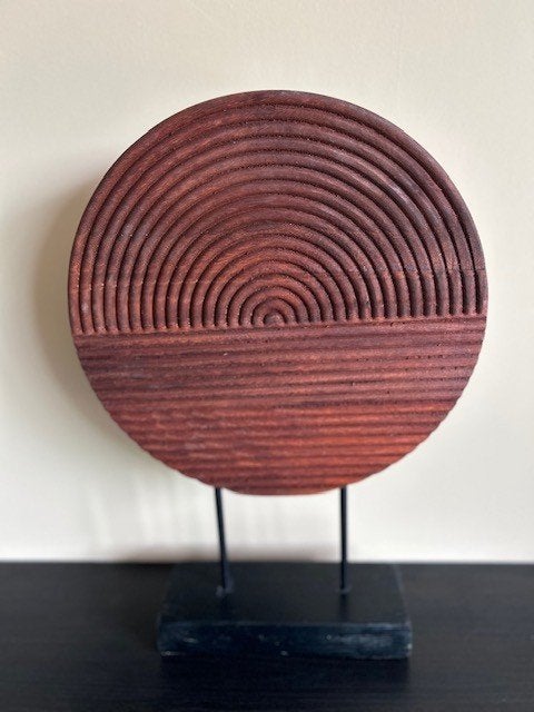 Decoratief ornament van hout, Overige materialen, Overige kleuren, Ophalen of Verzenden, Zo goed als nieuw