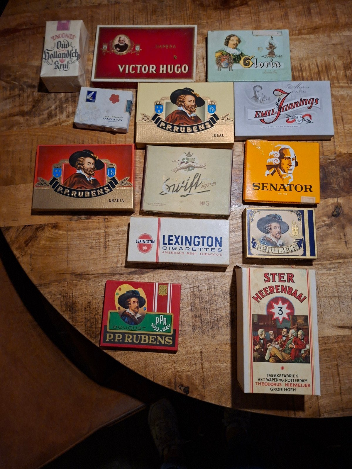 Collectie lege sigaren- en sigarettenverpakkingen, Ophalen of Verzenden, Gebruikt, Tabaksdoos of Verpakking
