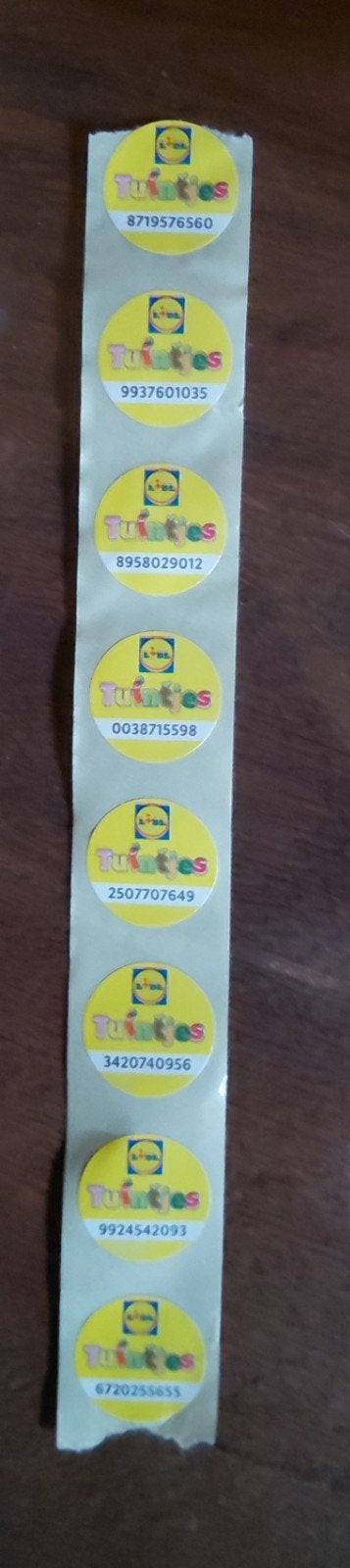 Lidl tuintjes zegels, Lidl, Verzenden