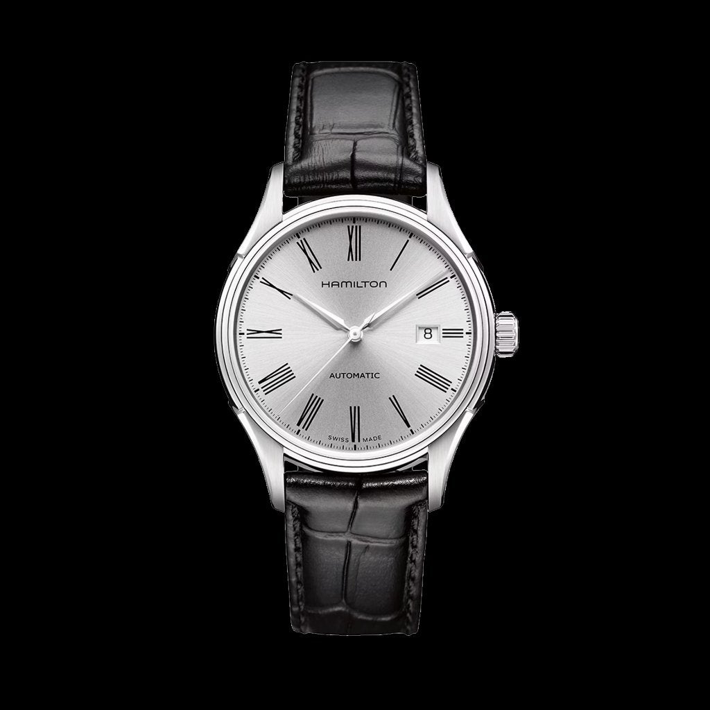 heren horloge hamilton jasmaster, Overige merken, Leer, Staal, Polshorloge
