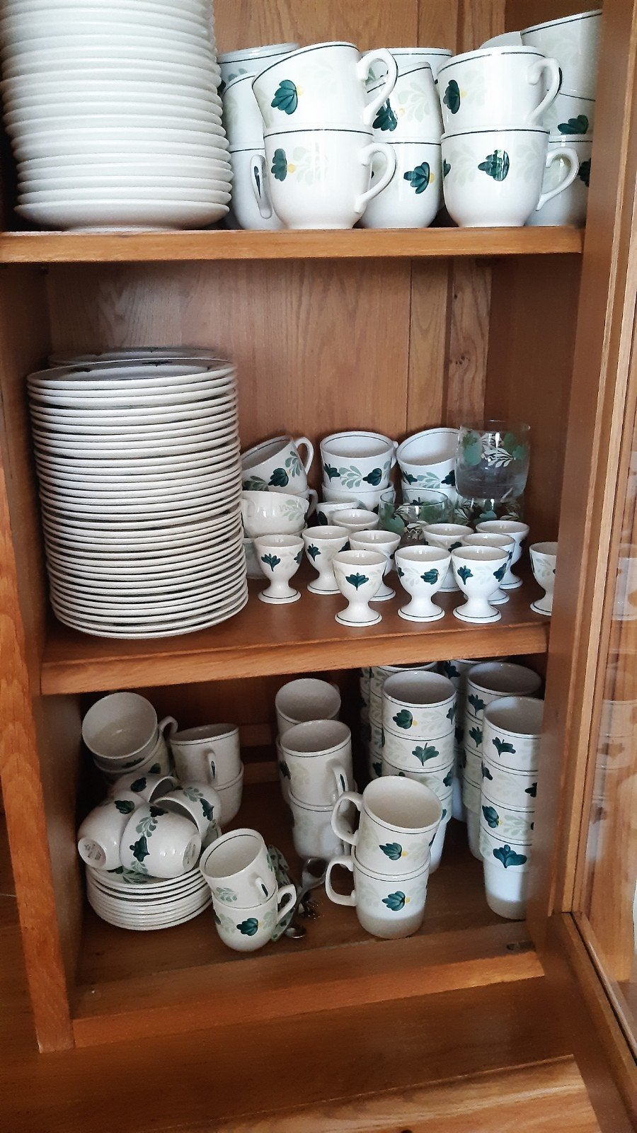 groen boerenbont aquarelle royal boch boerenbond, Verzenden, Landelijk/Boerenbont, Zo goed als nieuw, Royal Boch