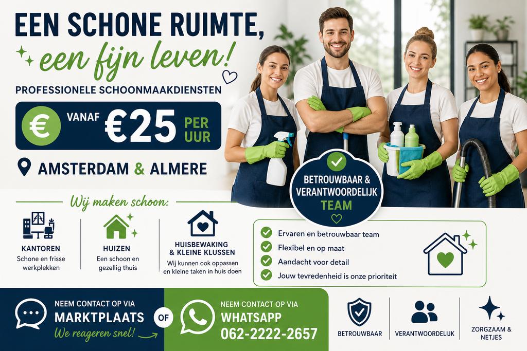 Schoonmaak, Drie personen of meer