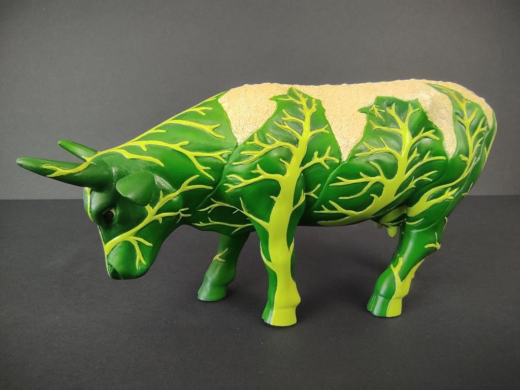 CowParade  Koe " Cowliflower" MEDIUM (zeldzaam), Antiek en Kunst, Ophalen of Verzenden