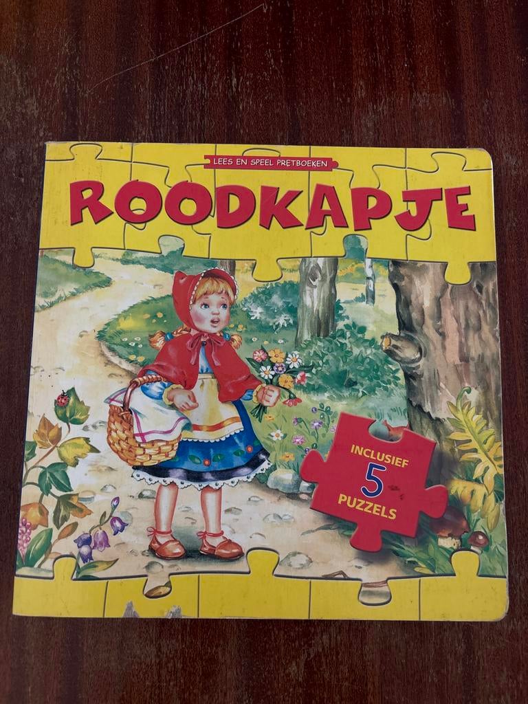 Roodkapje Lees- en Speelpretboek, Ophalen of Verzenden, Gelezen