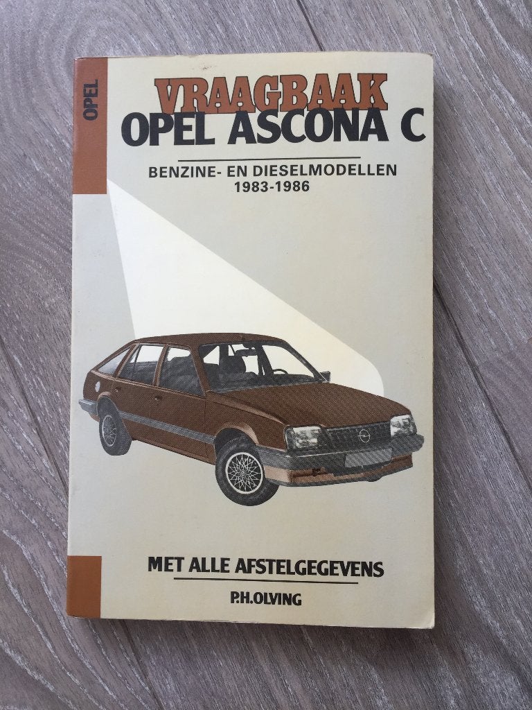 Vraagbaak Opel Ascona C Benzine- en Dieselmodellen 1983-1986, Auto diversen, Handleidingen en Instructieboekjes, Ophalen of Verzenden
