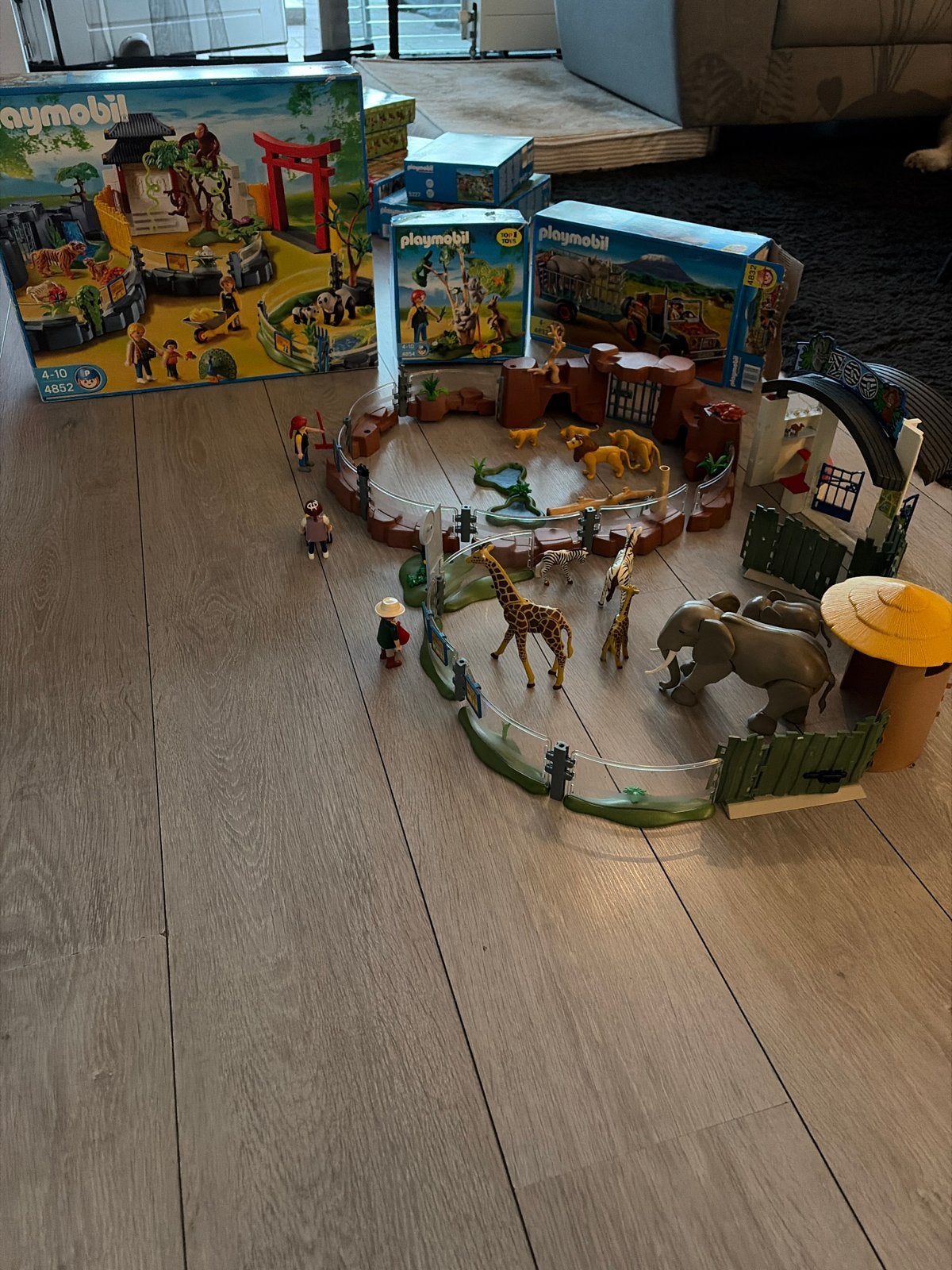 Playmobil Zoo & Dierenpark - Grote Collectie met Extra's, Ophalen, Wild life, Gebouw, Complete set