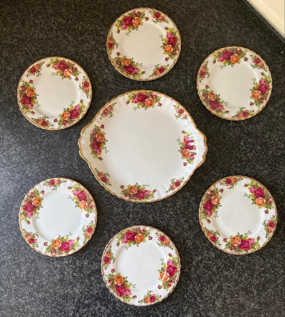 Royal Albert Old Country Roses Servies - 7-delig, Ophalen