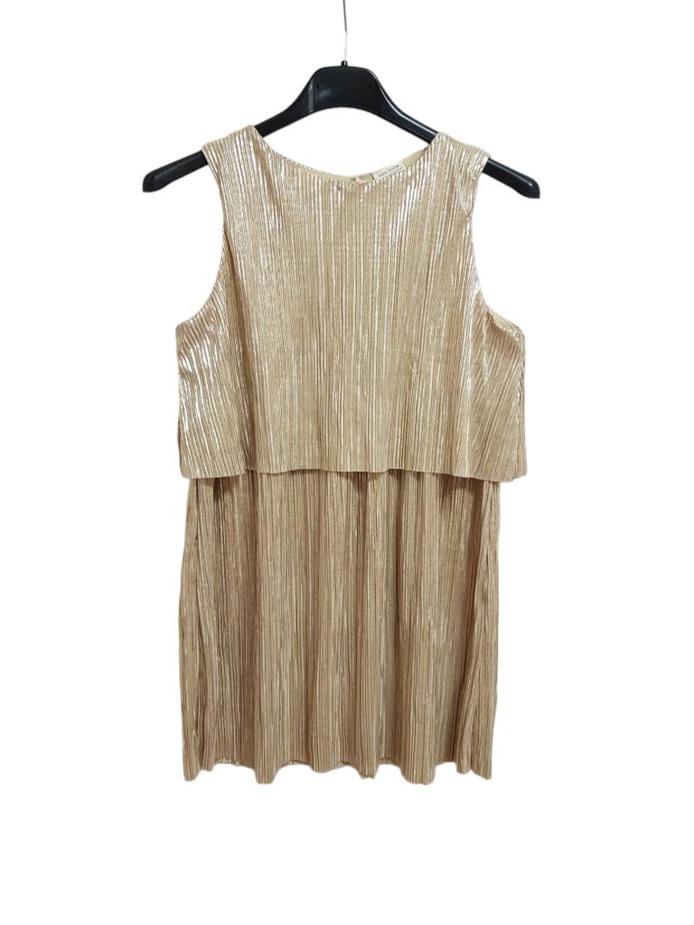 Prachtige gouden ZARA top in maat 140., Kinderen en Baby's, Kinderkleding | Maat 140, Zo goed als nieuw, Meisje, Jurk of Rok, Verzenden