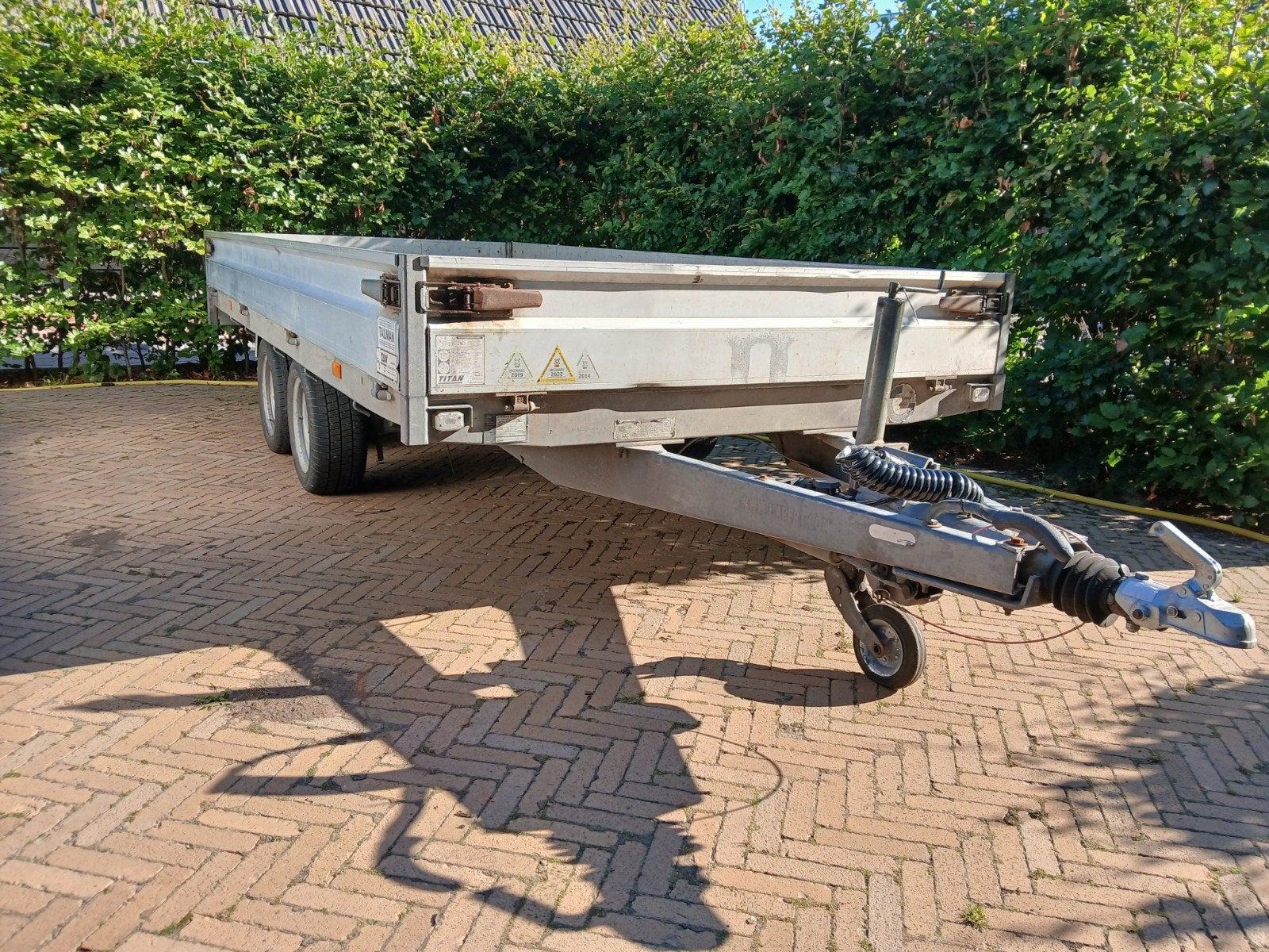 Hapert Aanhanger 3500 KG - Bak 1.8x4.05m, Auto diversen, Aanhangers en Bagagewagens, Ophalen, Gebruikt