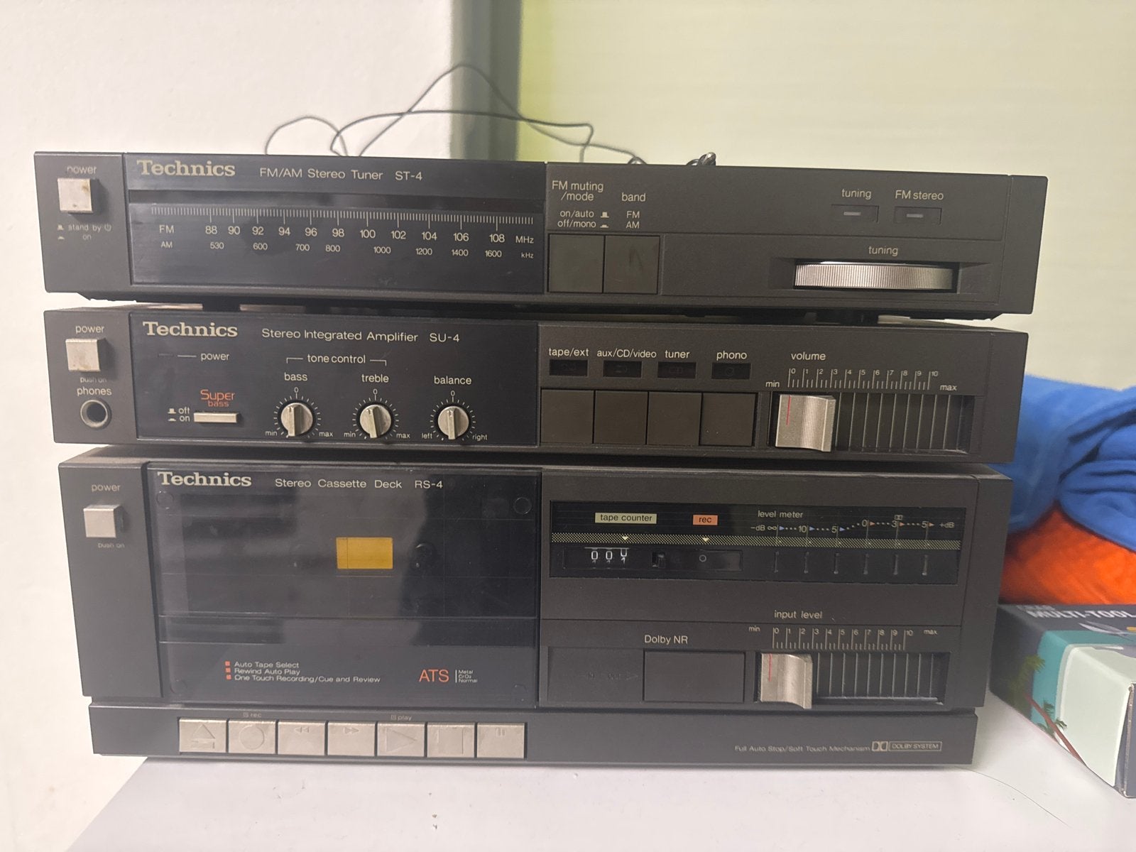 Technics Stereo Set: Tuner, Versterker, Cassettedeck, Audio, Tv en Foto, Overige merken, Gebruikt, Cassettedeck, Losse componenten
