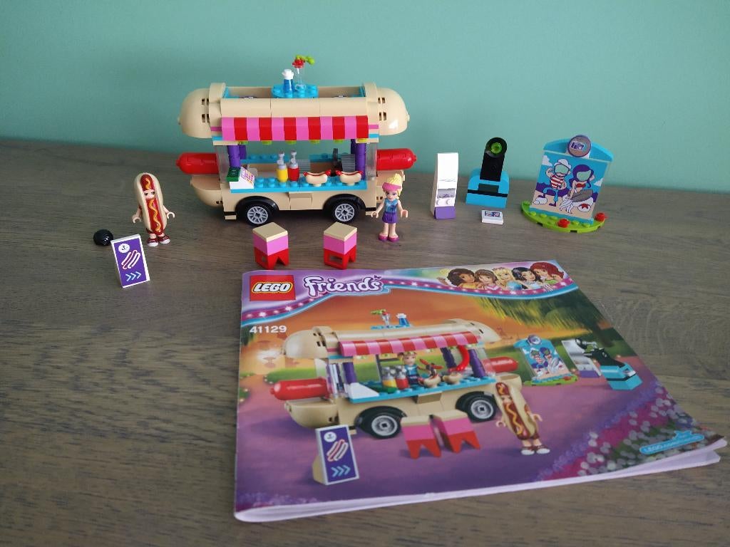 Lego Friends 41129 Hotdog kraam, Compleet, Lego, Friends, Ophalen of Verzenden