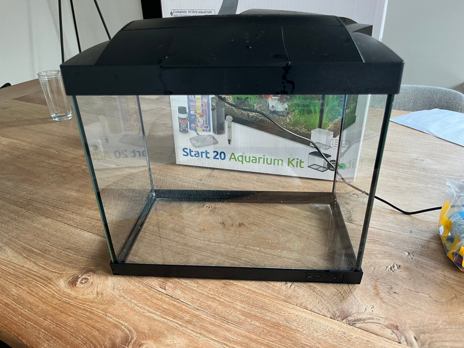 Aquarium kit, Dieren en Toebehoren, Vissen | Aquaria en Toebehoren, Ophalen of Verzenden, Zo goed als nieuw, Leeg aquarium