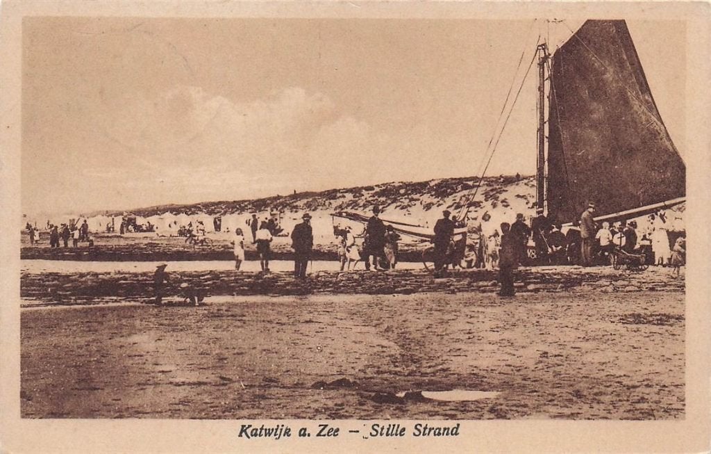 703-427-011 Katwijk aan Zee Stille Strand, Verzamelen, Ophalen of Verzenden, Voor 1920, Zuid-Holland