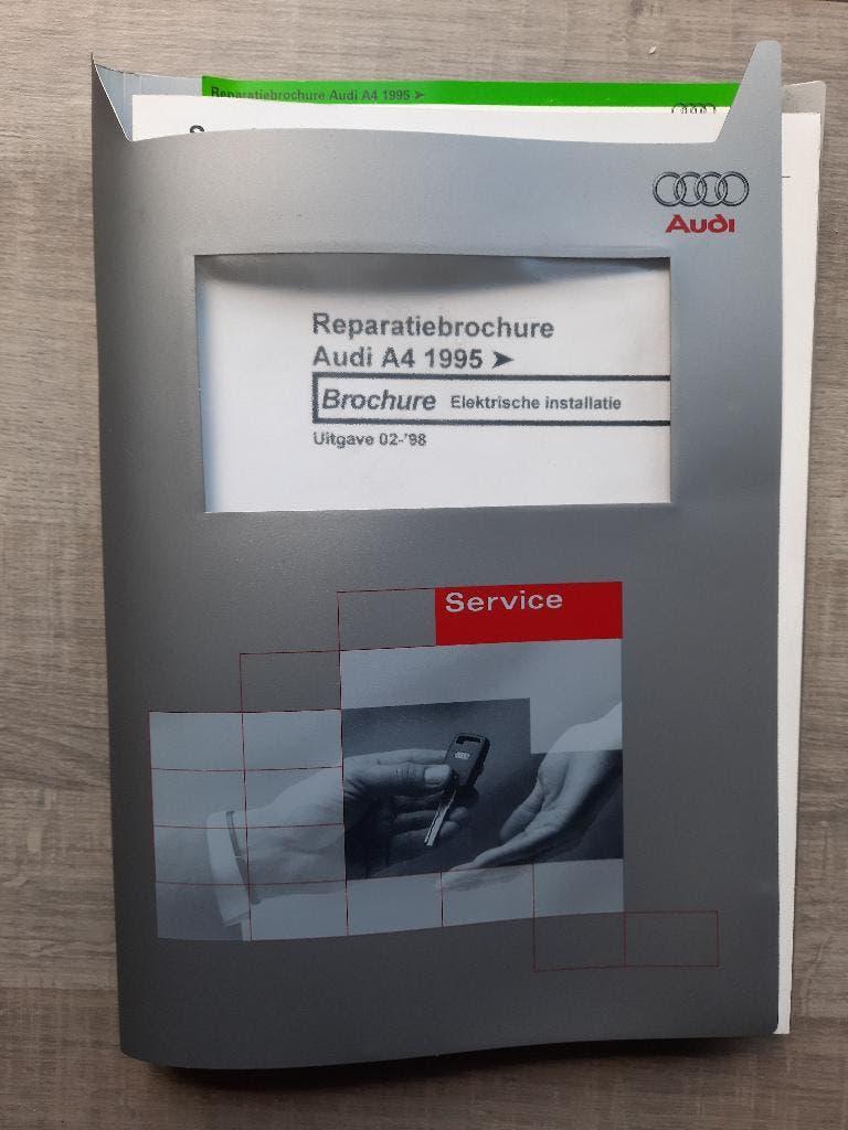 Audi A4 B5 dealer werkplaatsboek Elektrische installatie, Ophalen of Verzenden, Gelezen, Audi