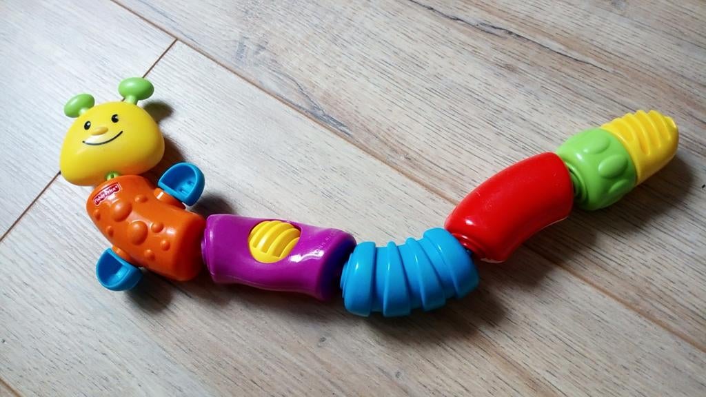 Fisher Price rups 40 cm lang, Ophalen of Verzenden