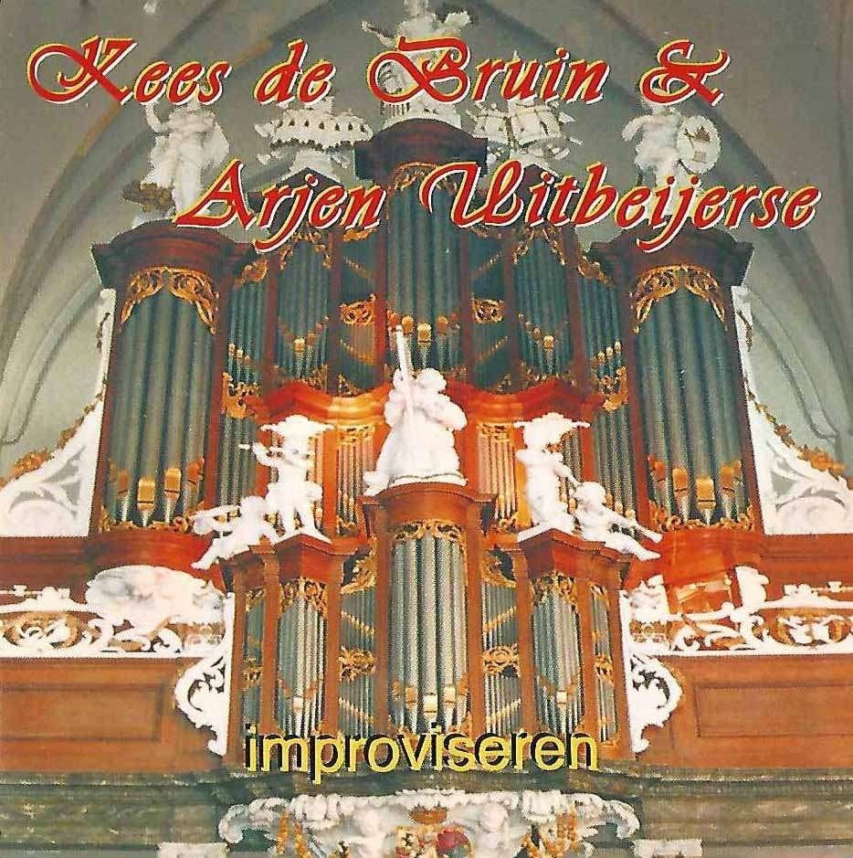 OrgelCD: Kees de Bruijn en Arjen Uitbeijerse - Improviseren, Ophalen of Verzenden, Zo goed als nieuw, Koren of Klassiek