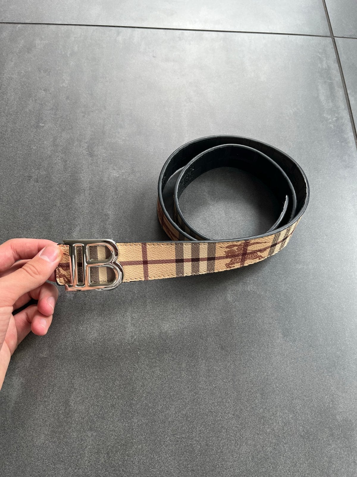Burberry Riem - Maat 100-110 - Goede Staat, Overige kleuren, Zo goed als nieuw, Riem of Ceintuur, 105 tot 115 cm