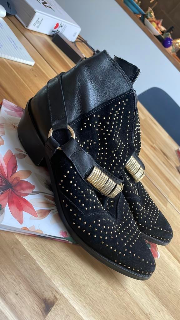 Stoere boots maat 41, Ophalen of Verzenden, Gedragen, Zwart
