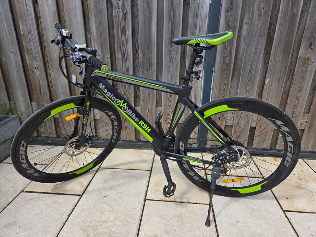 MagicBike RSH  - Zwart/Groen, 21 versnellingen, Fietsen en Brommers, Fietsen | Heren | Sportfietsen en Toerfietsen, Gebruikt, 26 inch