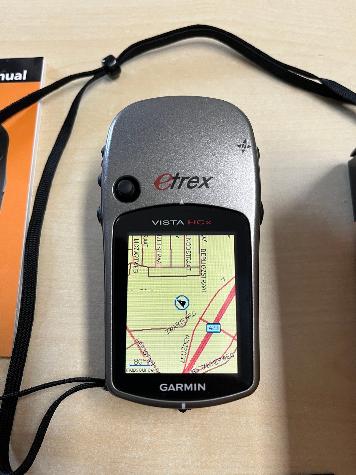 Garmin eTrex Vista HCx GPS met motor-houder, Ophalen of Verzenden, Zo goed als nieuw