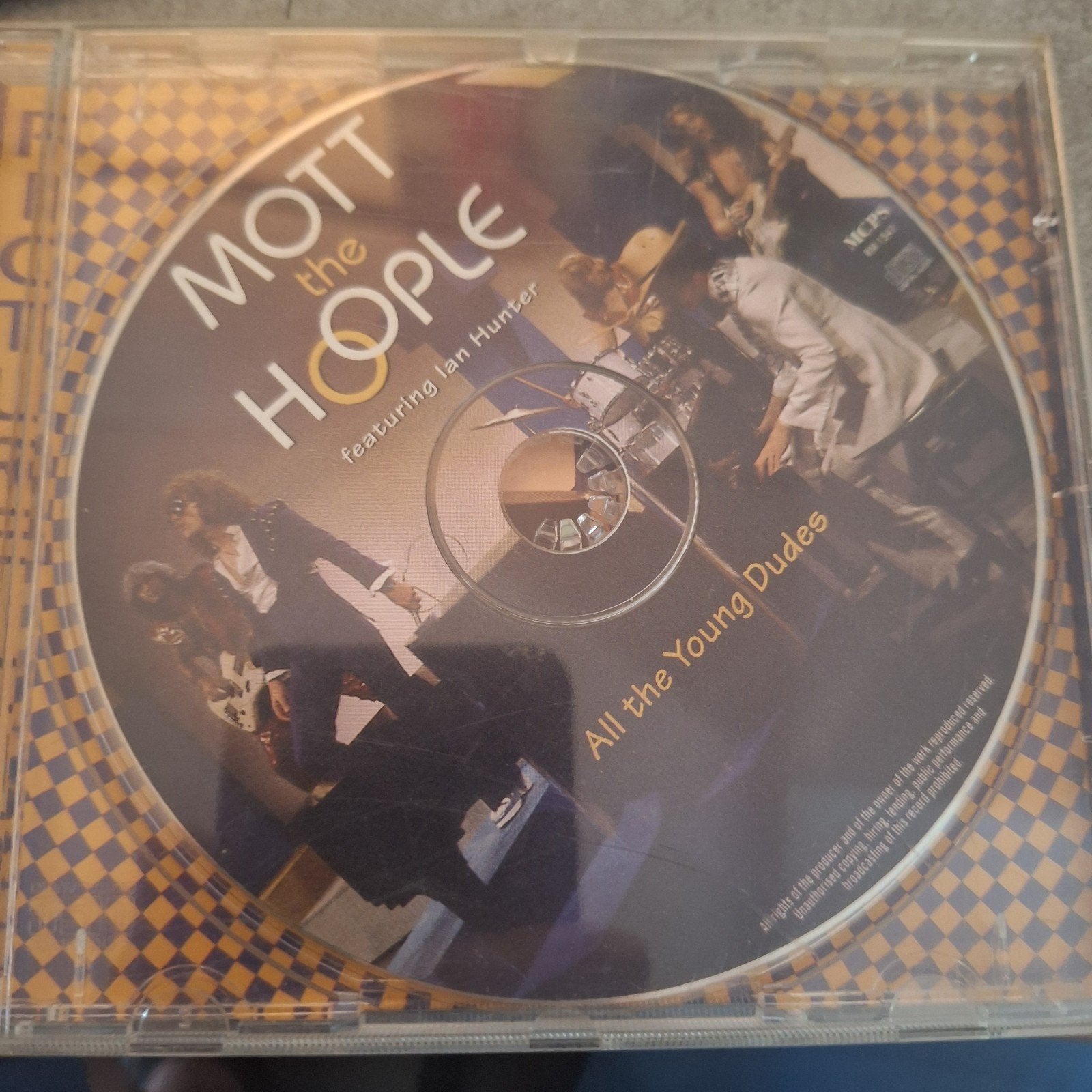 Mott the Hoople - All the Young Dudes Picture Disc CD, Ophalen of Verzenden, Gebruikt, Classic Rock, Album