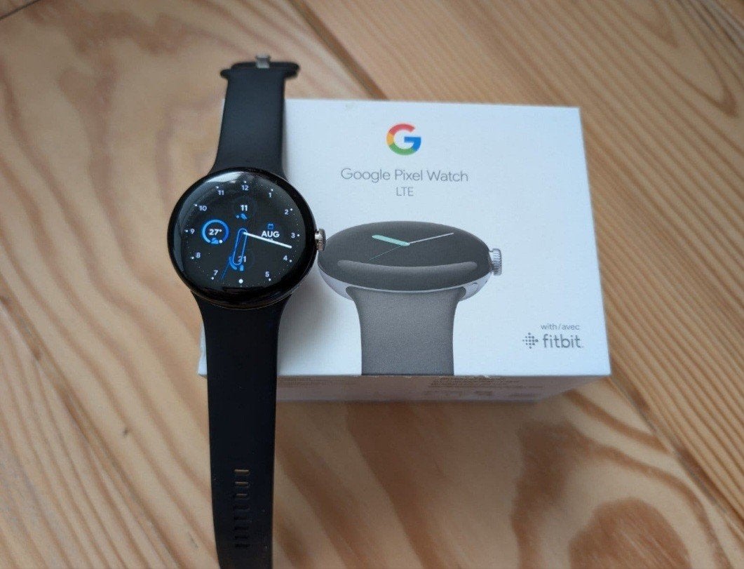 Google Pixel Watch LTE - Zo goed als nieuw, Google, Zwart, Ophalen of Verzenden, Zo goed als nieuw