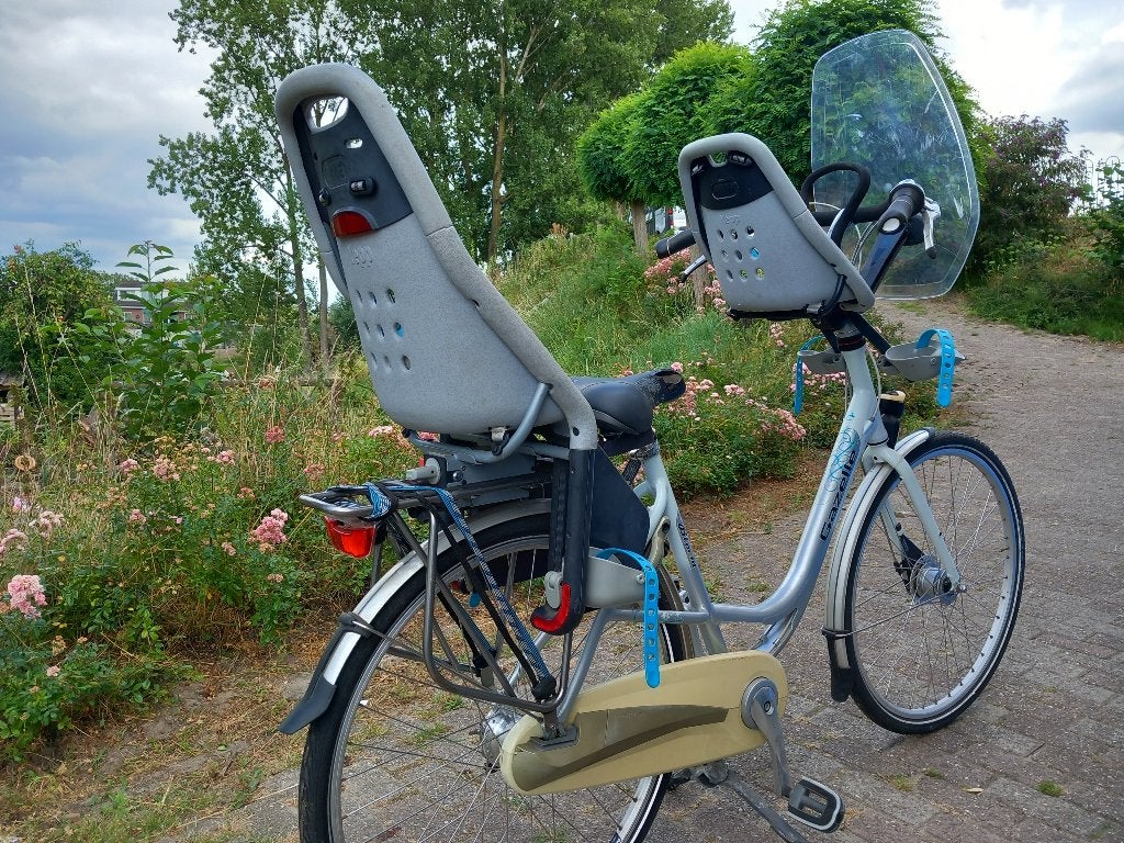 Mamafiets compleet, Fietsen en Brommers, Ophalen, 2 zitjes, Dubbele standaard, Gazelle
