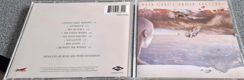 Rush - Grace Under Pressure CD (The Rush Remasters), Verzenden, 1980 - 1989, Zo goed als nieuw