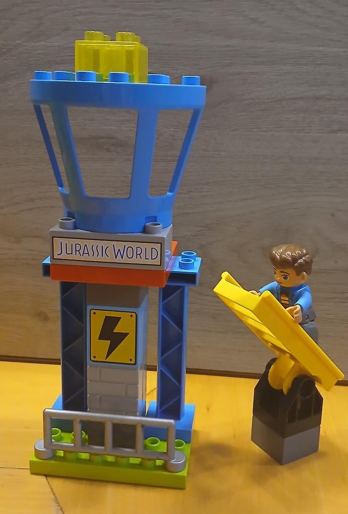 Duplo 10880 Jurassic World, Jurassic World, Ophalen of Verzenden, Zo goed als nieuw, Compleet