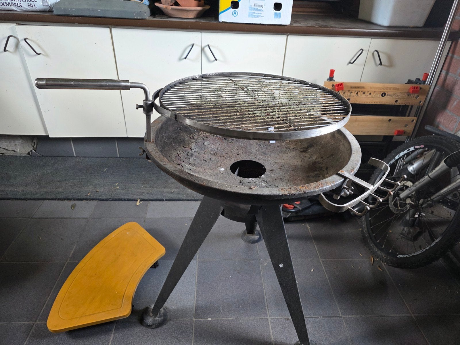 Grote BBQ vuurschaal 60 cm doorsnede - Gebruikt, Ophalen, Gebruikt, Nice Cooker