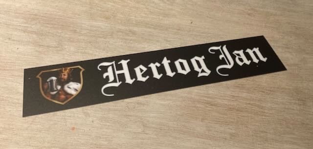 HERTOG JAN  reclamebord, Verzamelen, Ophalen of Verzenden, Zo goed als nieuw, Reclamebord, Plaat of Schild, Hertog Jan
