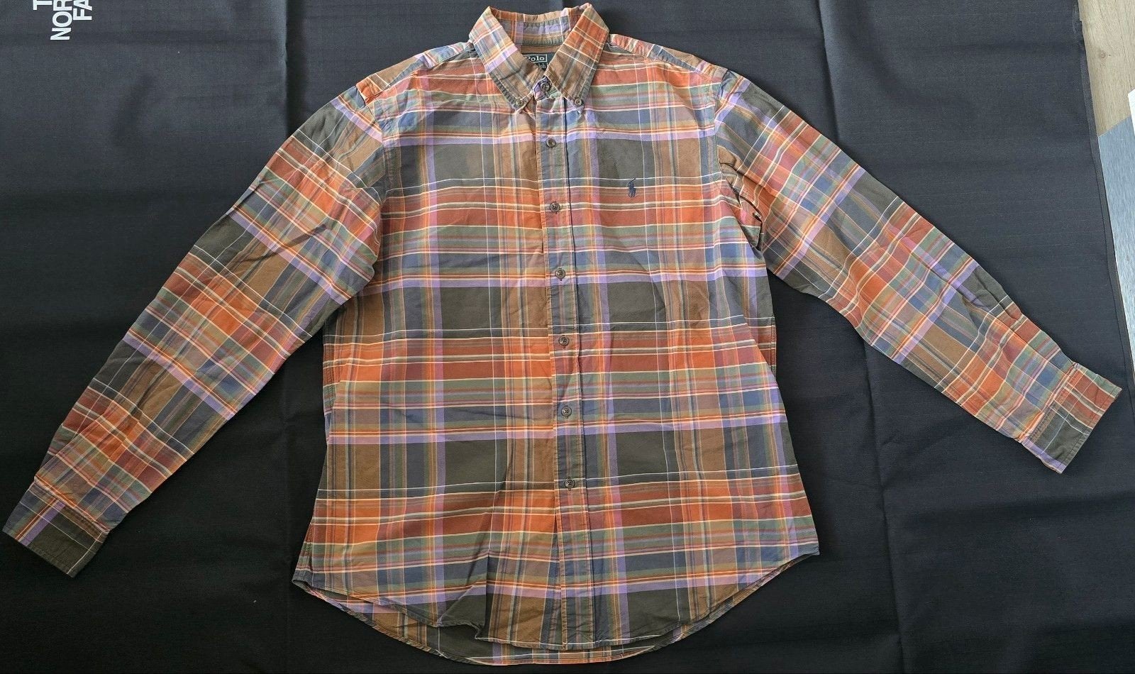POLO RALPH LAUREN OVERHEMD MAAT L, Ophalen of Verzenden, Zo goed als nieuw, Blauw