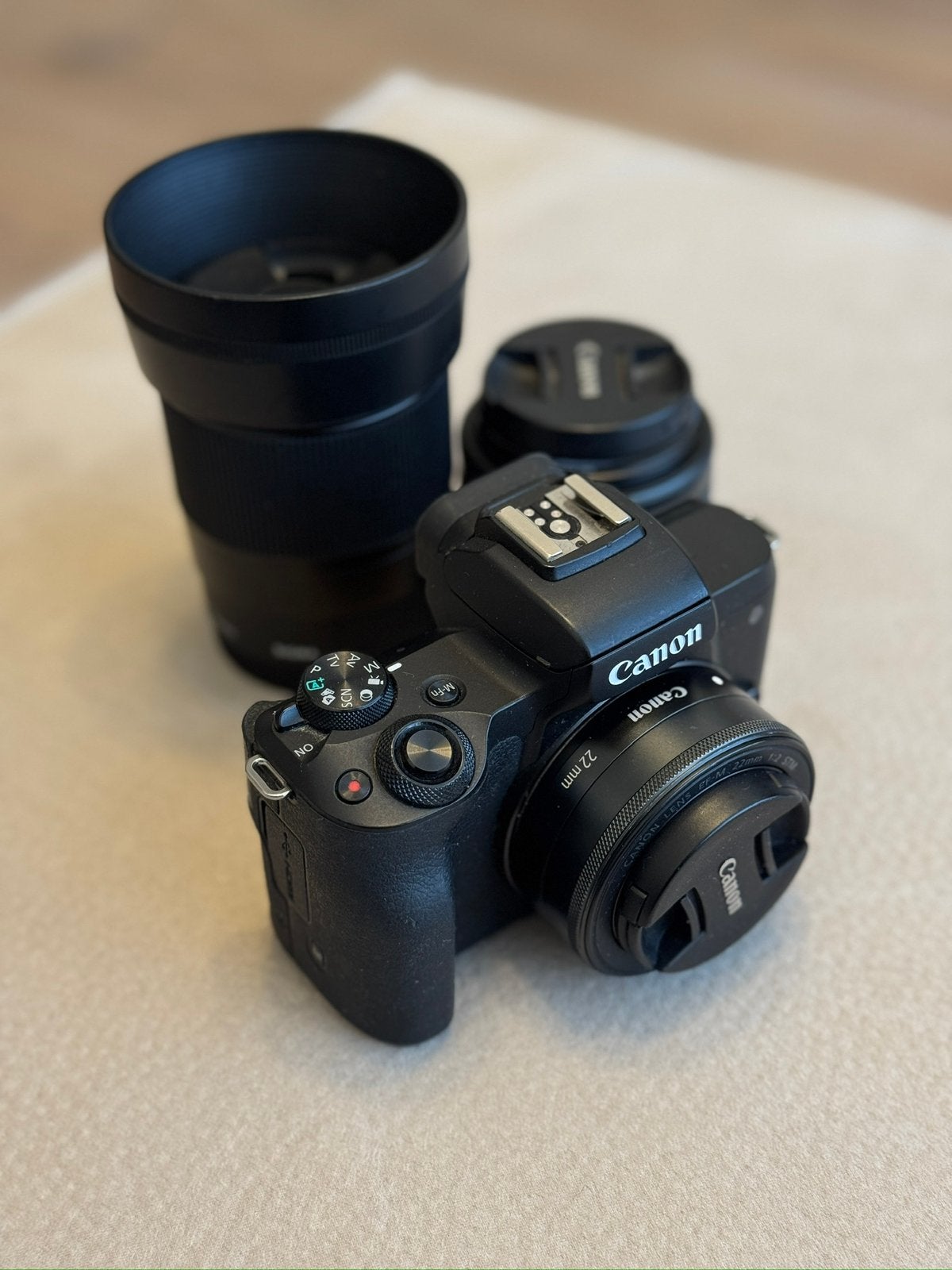 Canon EOS M50 Camera Set, Ophalen of Verzenden, Zo goed als nieuw, Standaardlens