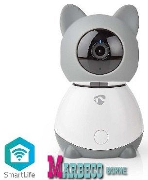 SmartLife Babyfoon, Full HD IP, Binnen camera, Pan/Tilt, Nedis SmartLife, Camera, Nieuw, 250 meter of meer
