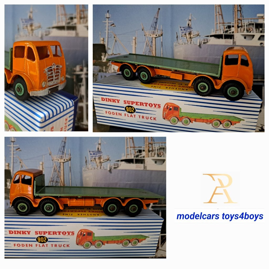 Dinky Toys no 902 Foden Flat truck Super Dinky, Verzenden, Gebruikt, Bus of Vrachtwagen, Dinky Toys