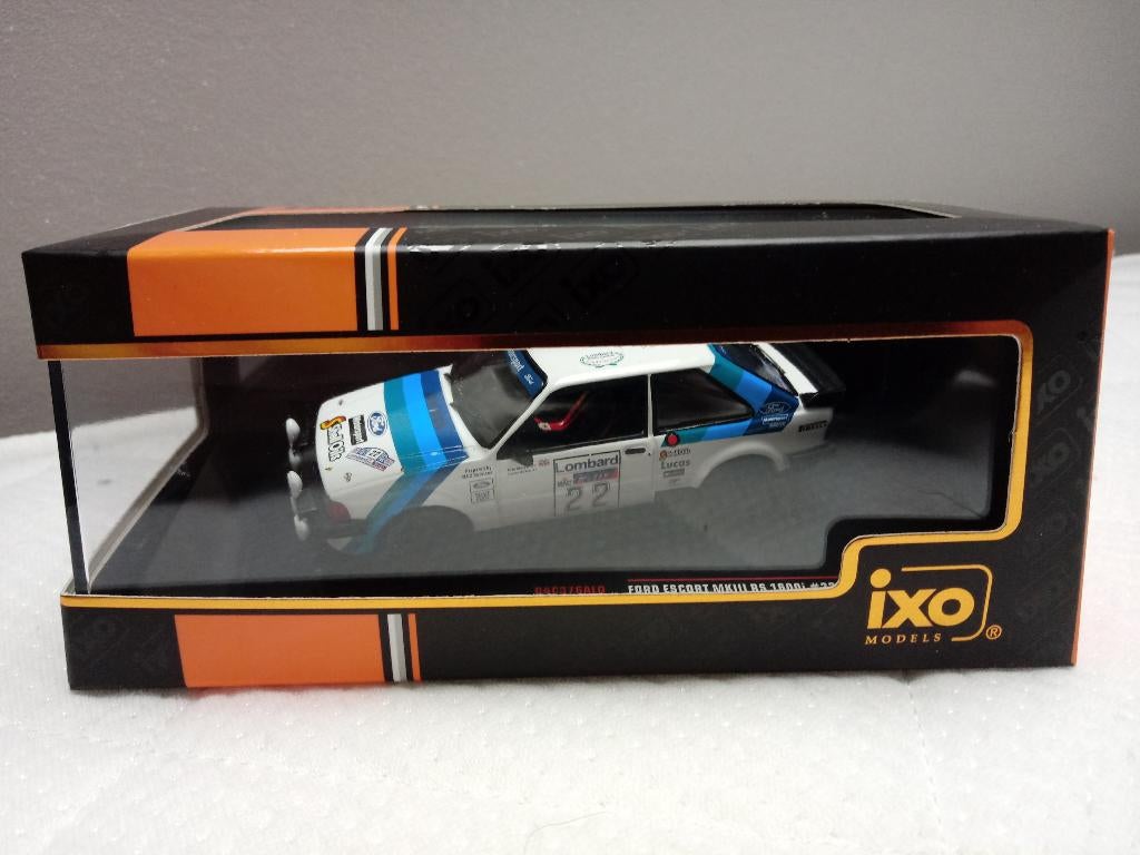 Ford Escort MK3 RS 1600i Rally 1/43 IXO, Hobby en Vrije tijd, Modelauto's | 1:43, Nieuw, Auto, Overige merken, Ophalen