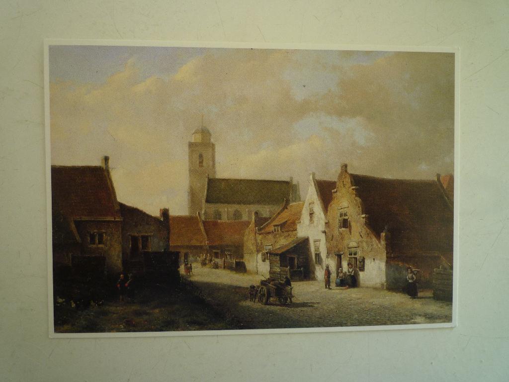 Art unlimited kaart De Oude Kerk vanuit de Kerksteeg Kerk, Ophalen of Verzenden, 1980 tot heden