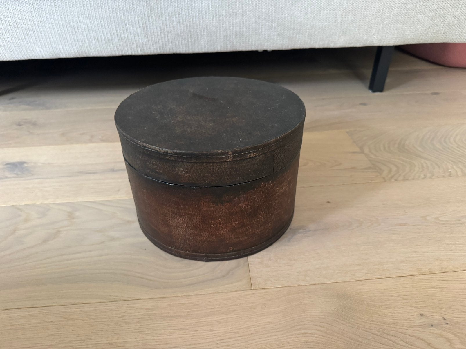 Mooie opbergdoos, Ophalen of Verzenden, Zo goed als nieuw, Rond