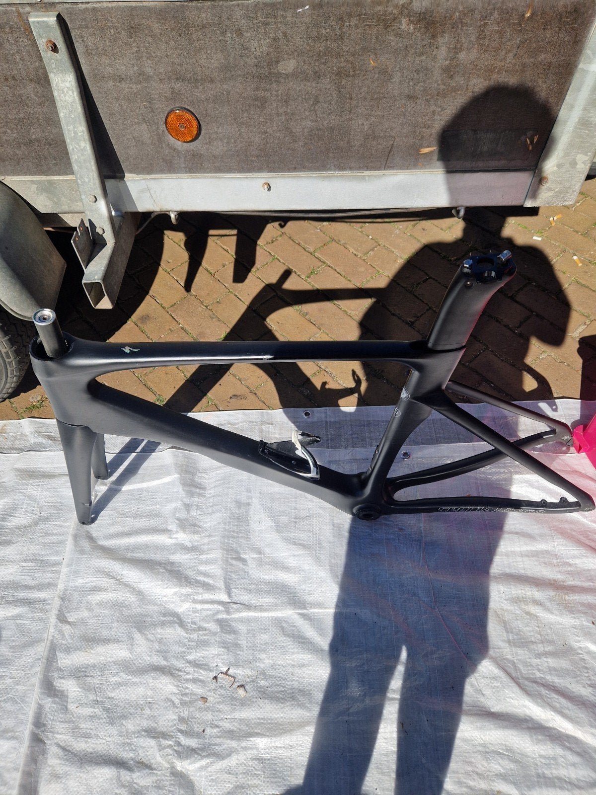 Specialized S-Works Tarmac SL6 Frame - Maat 56cm, Frame, Gebruikt, Racefiets, Carbon